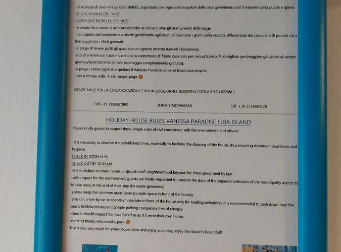 Vanessa Paradise Isola D'elba Appartement *